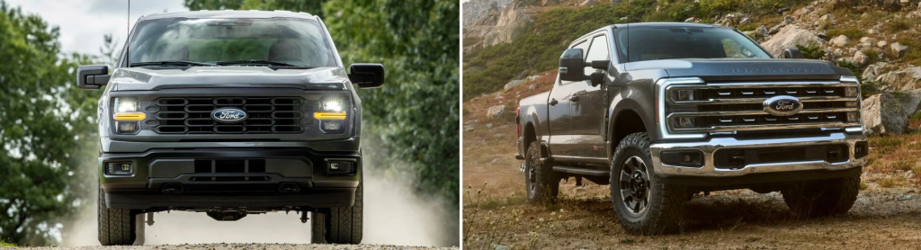 Ford F-150 vs F-250