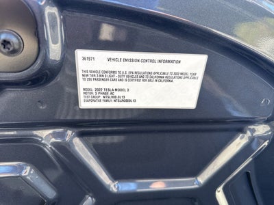 2022 Tesla Model 3 Base
