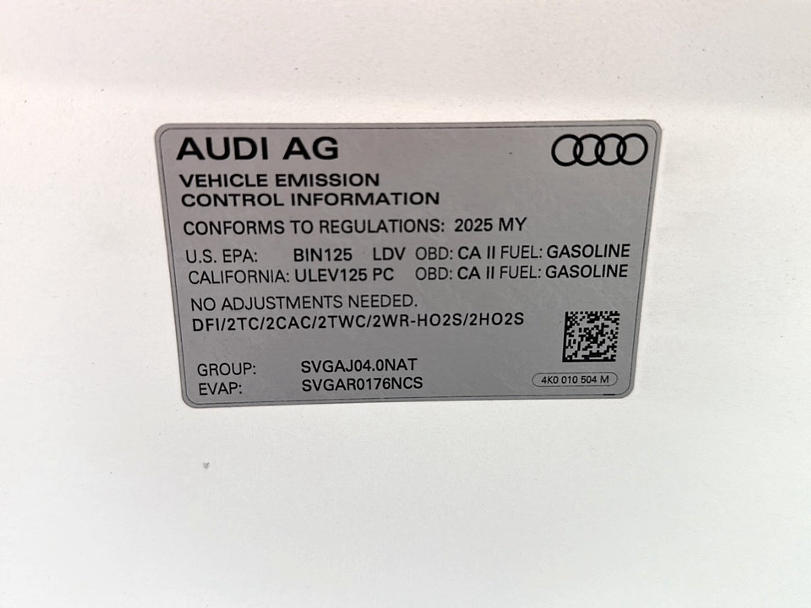2025 Audi RS 6 Avant performance 4.0T quattro