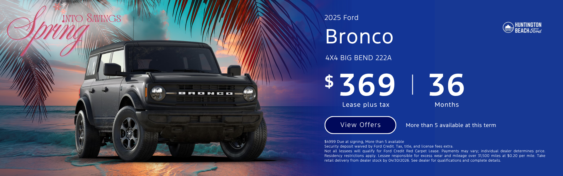 2025 Ford Bronco 4x4 Big Bend
