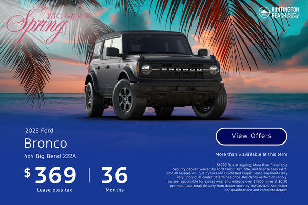 2025 Ford Bronco 4x4 Big Bend