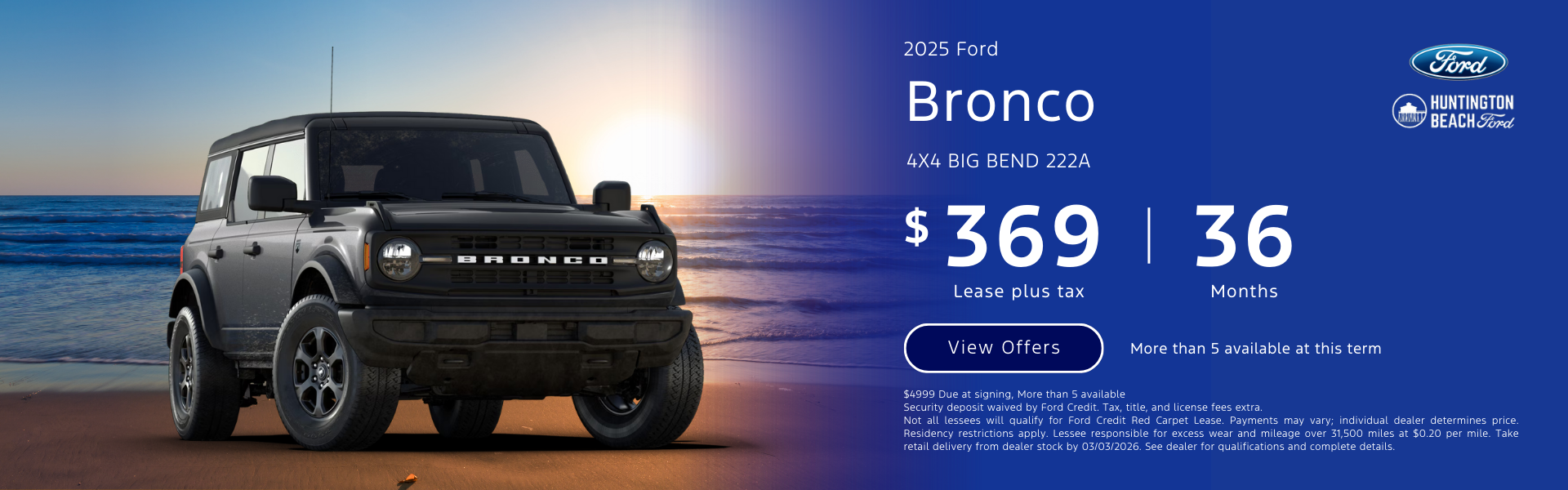 2025 Ford Bronco 4x4 Big Bend