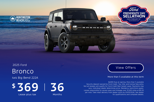 2025 Ford Bronco 4x4 Big Bend