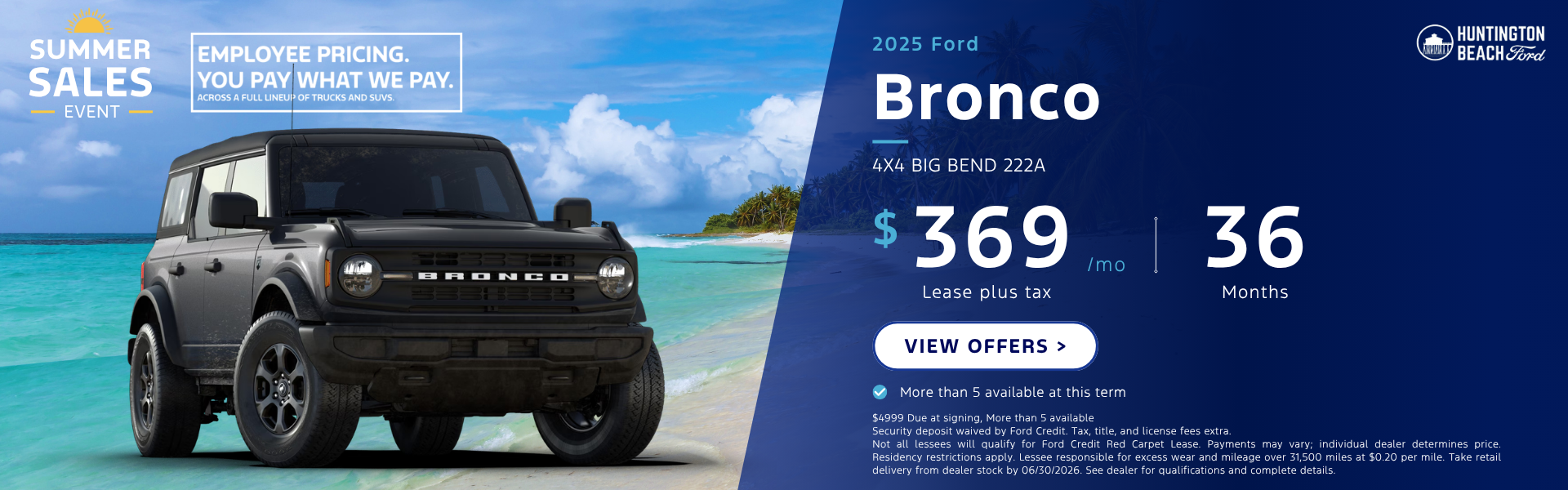 2025 Ford Bronco 4x4 Big Bend