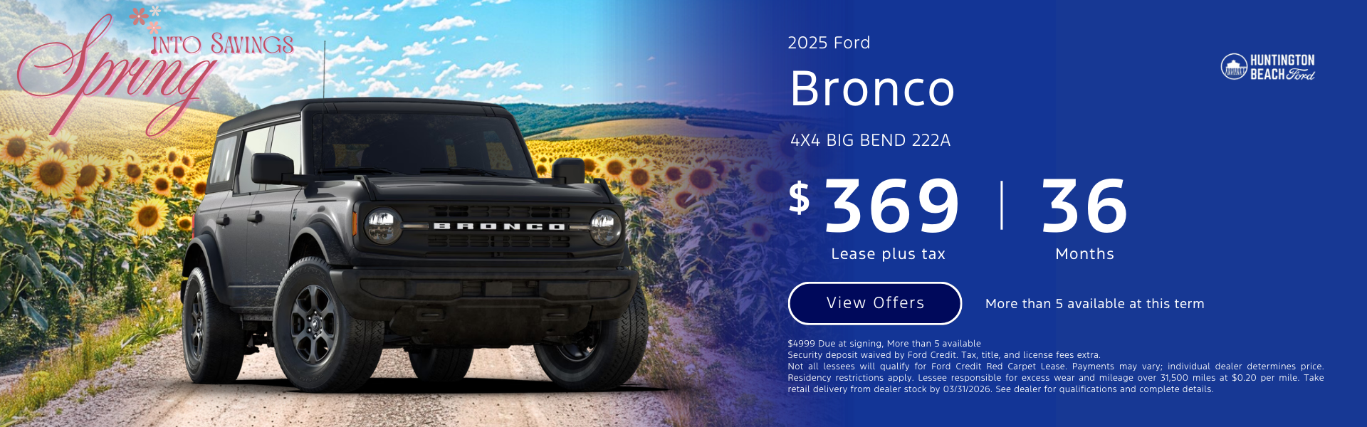 2025 Ford Bronco 4x4 Big Bend