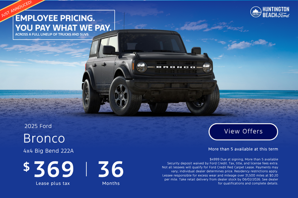 2025 Ford Bronco 4x4 Big Bend