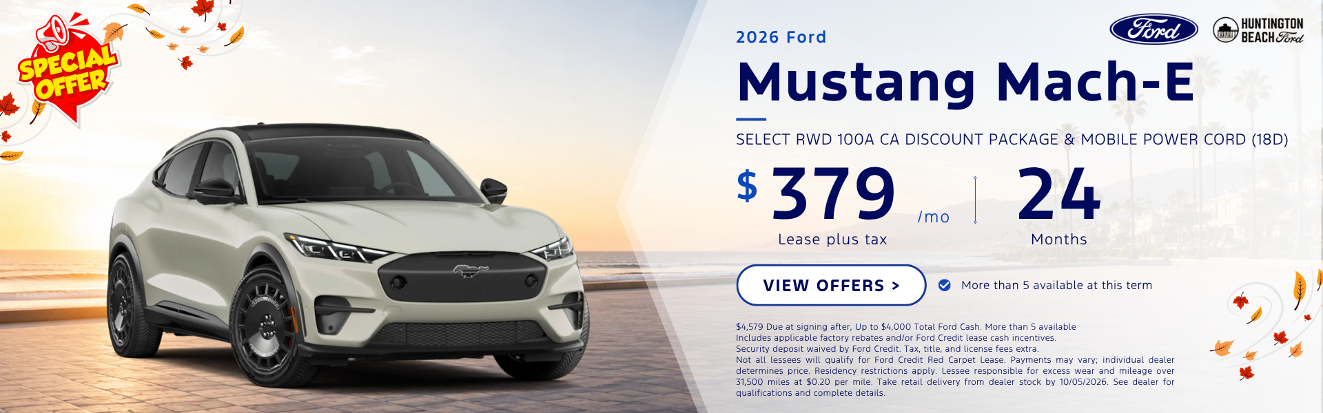 Labor Day Sale 2026 Ford Mustang Mach-E