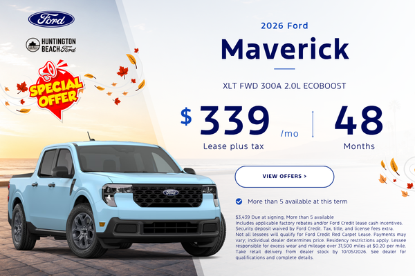 Labor Day Sale 2026 Ford Maverick 