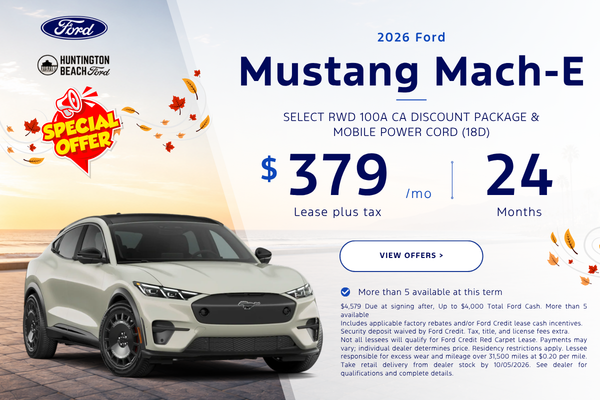 Labor Day Sale 2026 Ford Mustang Mach-E