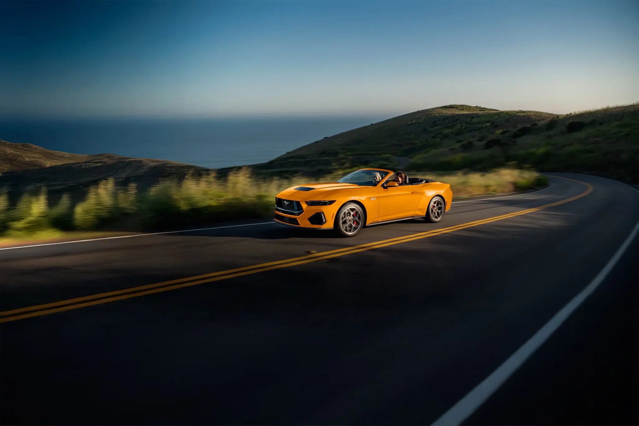 2026 Ford Mustang GT Convertible in Orange Fury